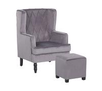 Armchair SANDSET Velvet Grey