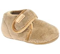 Velvet Baby Slipper in Taupe by Living Kitzbühel