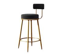 Velvet Bar Stools for Kitchen Breakfast, High Back Stools with d Metal Legs, 65cm Tall, Ele White Velvet Chairs, Modern Design, table Seating