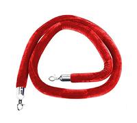 Velvet Barrier Rope,Rope Queue Barrier Belt, Velvet Rope Blue Red Black, Hang Queue Line Crowd Control Ropes Safety Barrier for Fashion Show Church Party Posts, Beautiful Entrance Stanchion Rope