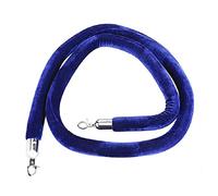Velvet Barrier Rope,Rope Queue Barrier Belt, Velvet Rope Blue Red Black, Hang Queue Line Crowd Control Ropes Safety Barrier for Fashion Show Church Party Posts, Beautiful Entrance Stanchion Rope