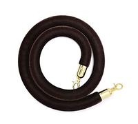 Velvet Barrier Rope,Rope Queue Barrier Belt, Velvet Rope Red Black Yellow Green Silver Blue, Thick 3.8cm Crowd Control Rope/Stanchion Rope with Gold Hooks, Queue Barrier Cord for Outdoor Events