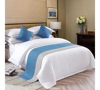 Velvet Bed Runners for King Size Bed Twin Queen Size Irregular Striped 1 Piece Bed Runner Bed Decorations Bed Throws for Foot of Bed Table Runner Bed Scarf,H- 1m bed 50 * 160cm