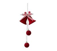 Velvet Bell 2025 - Unbreakable Christmas Decoration 40 cm | New Holiday Elements for Showcases & Shops | Tree & Party Pendant