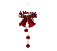 Velvet Bell 2025 - Unbreakable Christmas Decoration 40 cm | New Holiday Elements for Showcases & Shops | Tree & Party Pendant
