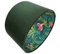 Velvet Bird Lampshade Ceiling Light Shade Tropical Parrot Jungle Rainforest Dark Green Teal Yellow Black Navy Blue