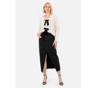 Velvet Bow Cardigan Lovedrobe White 24-26