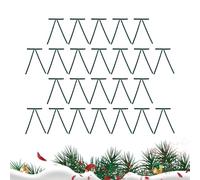 Velvet Bows for Christmas Trees,Velvet Bows for Christmas Trees | 24 Pieces Christmas Bow Set Vintage Velvet Bows | Rustic Theme Christmas Crafts, L