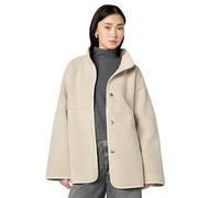 Velvet by Graham & Spencer Women's Albany Lux Sherpa Reversible Jacket, Ecru, M