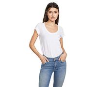 Velvet by Graham & Spencer Women's Kira Scoopneck T-Shirt, White, Small
