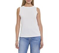 Velvet by Graham & Spencer Women's Taurus Cotton Slub Sleeveless Top Shirt, White, XS