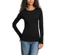 Velvet by Graham & Spencer Women's Zofina Longsleeve Tee T-Shirt, Black, Medium