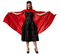 Velvet Cape Cloak Cote Hood Vampire Witch Wizard Costume Fancy Dress Halloween
