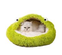 Velvet Cat Bed - Soft Cat House, Pet Beds for Indoor Relaxation, Comfortable Pets Cave with Anti-Shake Comfort, Home Pet House, Feline Refuge Sleeping Cats and Small Companions
