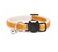 Velvet Cat Collars with Bell | Quick Safety Release Breakaway Buckle | Handmade in the UK | Available in Cat & Kitten Size | Coffee Velvet