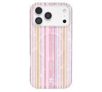 VELVET CAVIAR Case for iPhone 17 Pro Max | Compatible with MagSafe | 10ft Drop Tested | Protective Summer Cases | Sunkissed Stripes Glitter