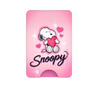 VELVET CAVIAR Compatible MagSafe Wallet - Snoopy Be Mine, Magnetic Card Holder for iPhone 12/13/14/15, Women's Slim Plastic Wallet with 3 Card Slots, MagSafe Compatible