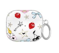 Velvet Caviar Compatible with AirPods 3rd Generation Case with Keychain - Cute Protective Hard AirPod 3 Cases for Women - Lucky Charm