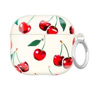 VELVET CAVIAR Compatible with AirPods 4 Case with Keychain - Cute Protective Hard AirPod 4th Generation Cases for Women - Mon Cheri Cherry