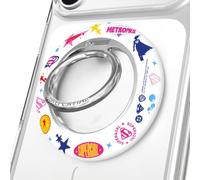 VELVET CAVIAR Compatible with MagSafe Phone Grip 2.0 | Cute Magnetic Ring Holder | Finger Loop Kickstand | Pop On Accessory for iPhone 17, 16, 15, 14, 13, 12 | Supergirl Krypto