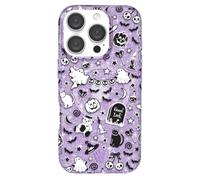 VELVET CAVIAR for iPhone 16 Pro Case - Compatible with MagSafe - 10ft Drop Tested - Halloween Phone Cases - Witchy Lilac Glitter