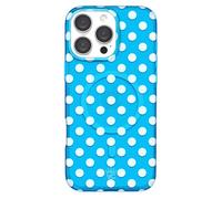 VELVET CAVIAR for iPhone 16 Pro Max Case - Compatible with MagSafe [10ft Drop Tested] - Protective Summer Cases - Blue Aquamarine Polka Dot