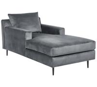 Chaise Longue GUERET Velvet Grey