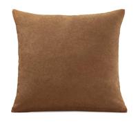 Velvet Chenille Cushion Cover Tan 18" x 18"