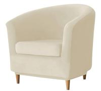 Velvet Chesterfield Armchair Covers2 Pack Convertible Club Chair Slipcovers with NonSlip Cush for Hotel & Home Use