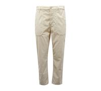 Velvet Chino Trousers in White - female - PINKO - Slim-fit Trousers - White - W27 - Trousers W27