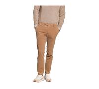 Velvet chino Trousers with Prince of Wales print L
