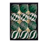 Velvet Christmas Balls - Festival Velvet Ball | Flocked Christmas Balls Tree Ornaments | 12-Piece Holiday Home Decor For Indoor Outdoor Party Bedroom Living Room Kitchen Table Mantel Garland