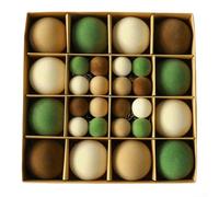 Velvet Christmas Baubles Set 3cm 6cm 8cm Festive Tree Decor(a)