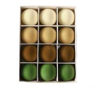 Velvet Christmas Baubles Set 3cm 6cm 8cm Festive Tree Decor(c)