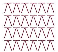 Velvet Christmas Bows 24 Pcs Reusable Wire Back(red) | Luxurious soft velvet texture, classic red color, elegant holiday accent, fits wreaths garlands mantles