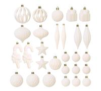 Velvet Christmas Decoration - Christmas Mood Decoration Pendant | Flocked Christmas Tree Baubles, for Indoor Use Window Sills Garden Family Reunions, Christmas Parties and Garden
