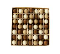 Velvet Christmas Tree Decorations - Compact Fuzzy Pendants 49 Pieces, Christmas Tree Baubles, for Holiday Parties, Parties, Wedding Venues, Door, Wall, Window