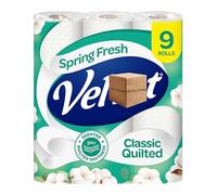 Velvet Classic Quilted Scented Toilet Tissue 9 Rolls