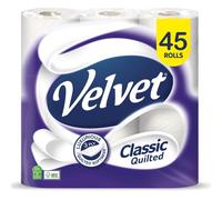 Velvet Classic Quilts Toilet Roll 45 Rolls