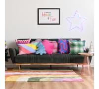 Velvet Click Clack Sofa Bed with Copper Frame Green