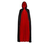 Velvet Cloak Full Length - Hooded Cape, Halloween Hooded Cape, Lightweight Full Length Cosplay Cape, Unisex Velvet Cloaks for Adult Women and Men for Halloween