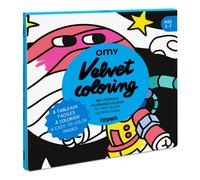 Velvet coloring book - Cosmos Blue one size