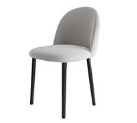 Velvet Corner Chairs Kitchen Dining with Ergonomic Backrest A3 Carbon Steel Legs for Counter Lounge Living Room Reception Chair (Color : Pink, Size Golden Leg) (Light Gray Black le