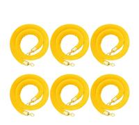 Velvet Crowd Control Rope with Gold Hooks for Queue Management in Theaters, Parties, and Hospitality Venues