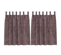 vidaXL Velvet Curtains with Curtains 2 pcs Grey 140 x 140 cm Velvet