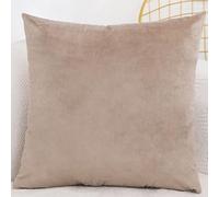 Velvet Cushion Covers 45cm x 45cm ,50cm x 50cm,60cm x 60cm,Square Throw Pillow Cover 40x40,Sofa Cushion Covers for Bedroom Couch Living Room with Invisible Zipper (Color : #11, Size : 45x45cm)