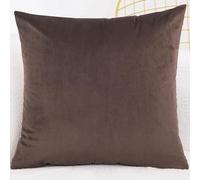 Velvet Cushion Covers 45cm x 45cm ,50cm x 50cm,60cm x 60cm,Square Throw Pillow Cover 40x40,Sofa Cushion Covers for Bedroom Couch Living Room with Invisible Zipper (Color : #7, Size : 40x40cm)