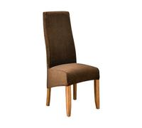 Velvet Dining Chair Covers - Stretchable, Removable & Washable High Back Protector for Hotels, Restaurants, Banquets - 1 Pack