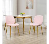 Velvet Dining Chairs Set of 2