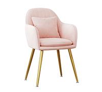 Velvet Dining Chairs - Soft Seat & Back Sturdy Metal Legs Ele Living Room & Kitchen Fur table Dining Room Chairs for Home Decor